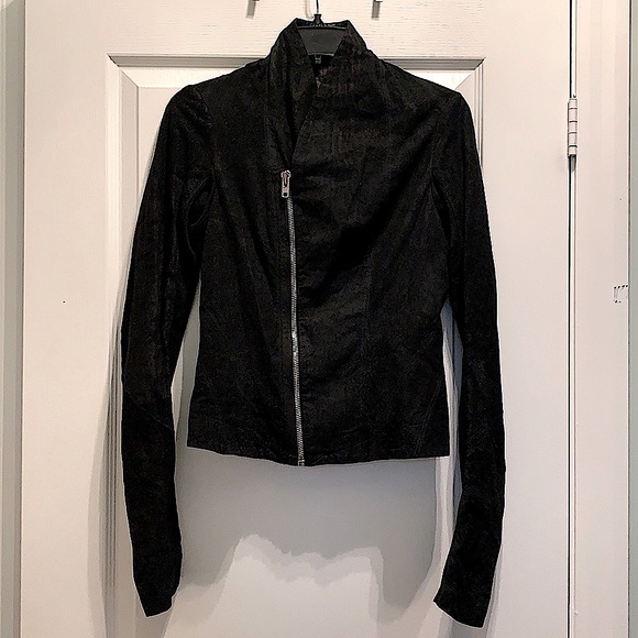 RICK OWENS Leather Jacket - Picture 1 of 4